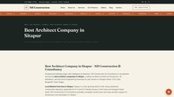 Screenshot of Best architect companies in Sitapur