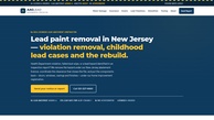 Screenshot of Professional Lead Hazard Control Services in NJ