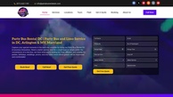 Screenshot of Party Bus Hire DC