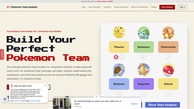 Screenshot of Pokemon Team Builder
