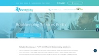 Screenshot of bookkeeping services perth