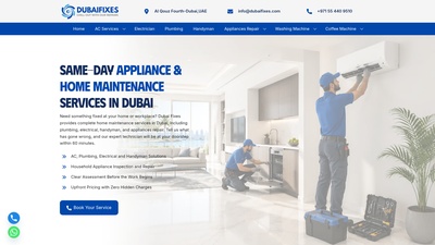 Screenshot of Home Maintenance Services in Dubai