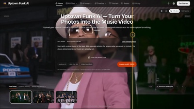 Screenshot of Uptown Funk AI
