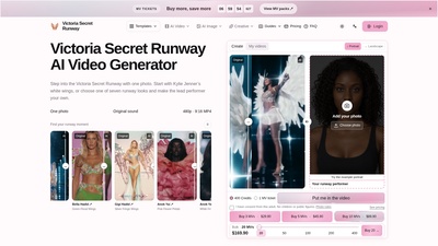 Screenshot of Victoria Secret Runway