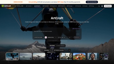 Screenshot of ArtCraft