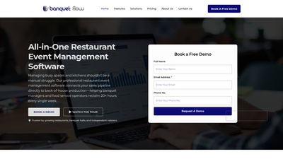 Screenshot of BanquetFlow - Banquet & Event Management Software