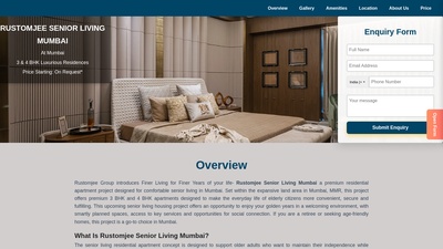 Screenshot of Rustomjee Senior Living Mumbai | Explore Housing Options