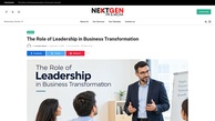 Screenshot of NextGen PR & Media