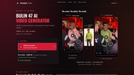 Screenshot of Freestyle Studio - Bulin 47 AI Video Generator