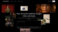 Screenshot of MixStudio - AI creative studio for images, video, and music