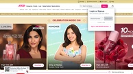 Screenshot of Nykaa