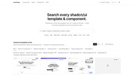 Screenshot of Shadimage - shadcn/ui Templates Directory