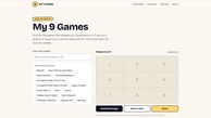 Screenshot of My 9 Games Free Portal