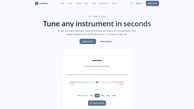 Screenshot of LarkTune - Free Online Chromatic Tuner