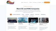 Screenshot of Miami AC Repair
